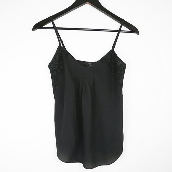 Aritzia Talula Women's Black Embroidered Detail Camisole Size XS - Picture 1 of 6